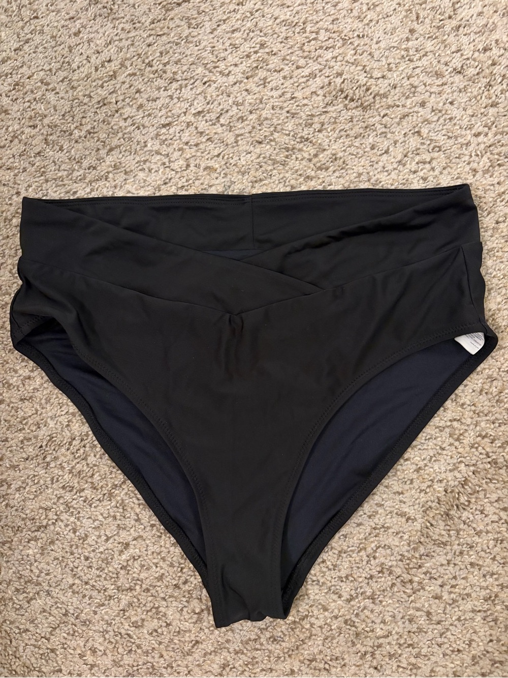 Old Navy Black High-Waist Bikini Bottom